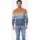 WALNOR - Trui - Blauw Oranje Gestreept