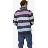 NARLON - Sweatshirt - Gestreept - Ritskraag - Praktische Ritszak