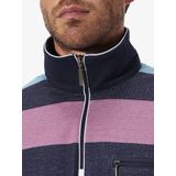 NARLON - Sweatshirt - Gestreept - Ritskraag - Praktische Ritszak