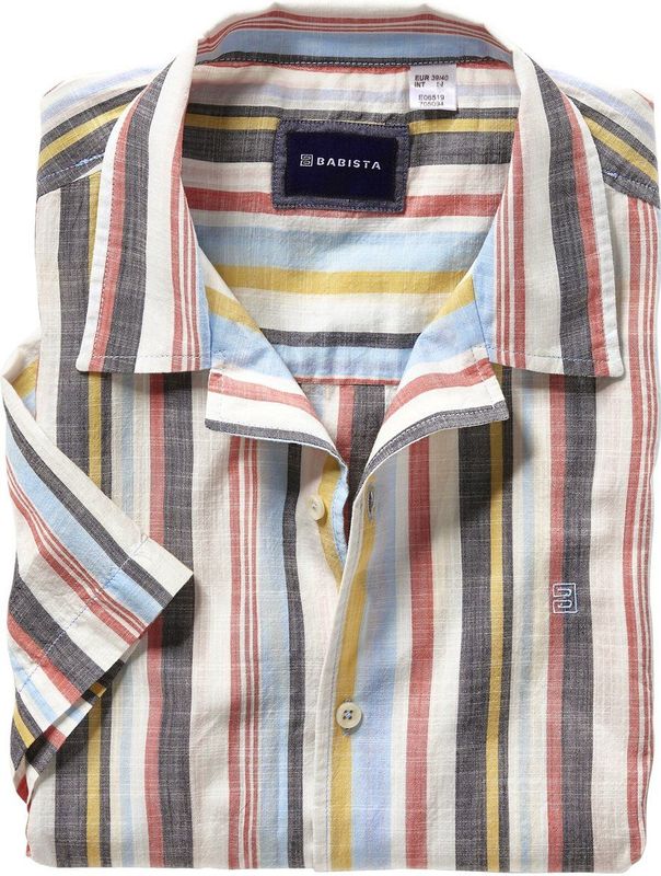 Babista - ULRON - Overhemd - Rood - Korte Mouwen