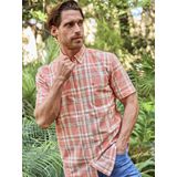 Overhemd - Rood - WARLOR - Korte Mouwen