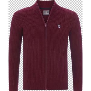 Jan Vanderstorm - ONERVA - Vest - Donkerrood - Gebreid