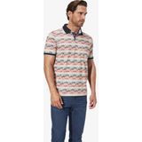 Poloshirt ILLIAN rood patroon