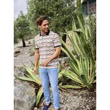 Poloshirt ILLIAN rood patroon