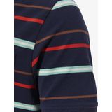 Poloshirt NARLAN donkerblauw gestreept