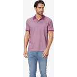 Poloshirt ORDOR fuchsia patroon