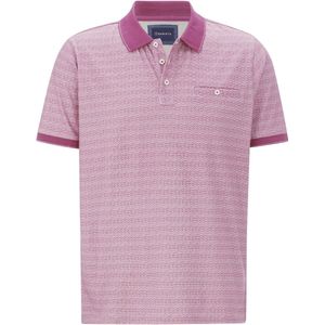 Poloshirt ORDOR fuchsia patroon