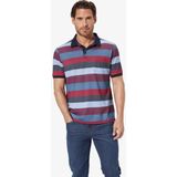 Poloshirt TAVELLA rood gestreept