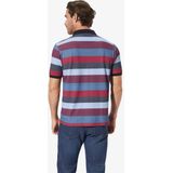 Poloshirt TAVELLA rood gestreept