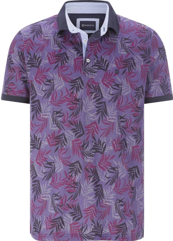 Poloshirt GARLEN lila patroon