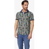 Poloshirt - GARLEN - Poloshirt - Olijf - Bloemenpatroon