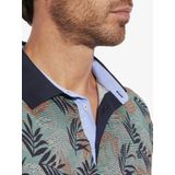 Poloshirt - GARLEN - Poloshirt - Olijf - Bloemenpatroon