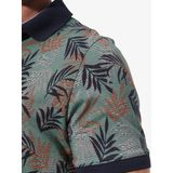 Poloshirt - GARLEN - Poloshirt - Olijf - Bloemenpatroon