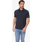 FALDIN - Poloshirts - Bloemenpatroon - Korte Mouwen - 2-Pack