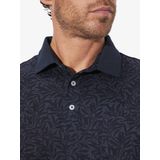 FALDIN - Poloshirts - Bloemenpatroon - Korte Mouwen - 2-Pack