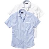 Overhemden - THARIN - Set van 2 - Wit en Lichtblauw