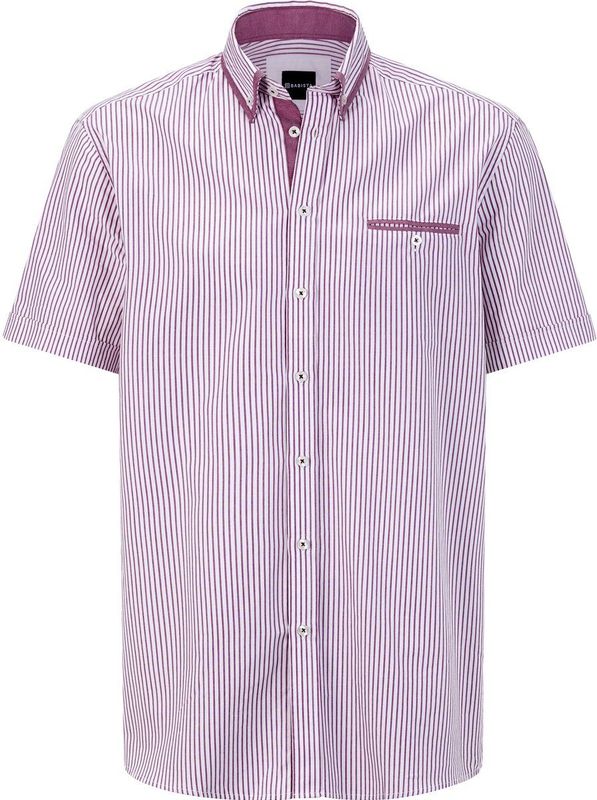 LENDIR - Overhemd - Rood Gestreept