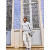 Overhemd HALDIR - Beige - Patroon