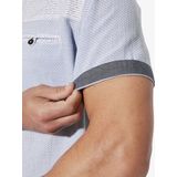 JUVINO - Overhemd - Lichtblauw - Korte Mouwen - Patroon