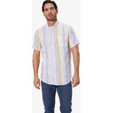 OSWALDO - Overhemd - Korte Mouwen - Streepdessin - Lichtgewicht - Met Zak