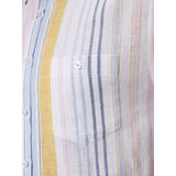 OSWALDO - Overhemd - Korte Mouwen - Streepdessin - Lichtgewicht - Met Zak