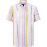 OSWALDO - Overhemd - Korte Mouwen - Streepdessin - Lichtgewicht - Met Zak