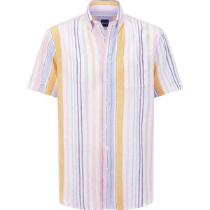 OSWALDO - Overhemd - Korte Mouwen - Streepdessin - Lichtgewicht - Met Zak