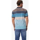 Poloshirt - Blauw - ULRICO - Met Kraag en Knoopsluiting