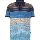 Poloshirt - Blauw - ULRICO - Met Kraag en Knoopsluiting
