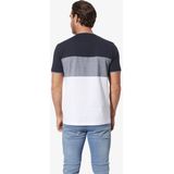 HAIMON - T-shirt - Wit Blauw