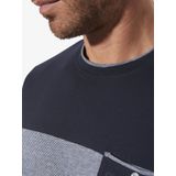 HAIMON - T-shirt - Wit Blauw