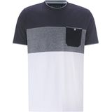 HAIMON - T-shirt - Wit Blauw