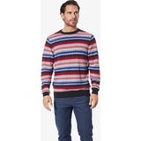 TIMOTEO - Trui - Donkerblauw - Gebreid - Streepdessin