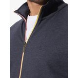 ULVIN - Sweatjack - Gemêleerd - Hoge Kraag - Elastische Manchetten