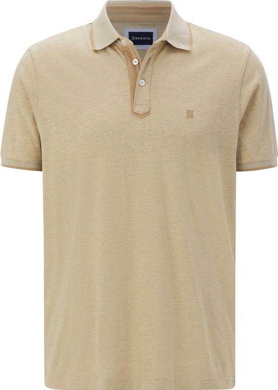TOVIO - Poloshirt - Beige - Katoen