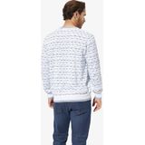 WENCESLAS - Trui - Wit - Gebreid Patroon