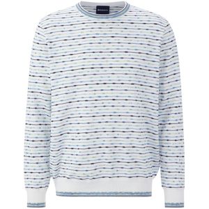 WENCESLAS - Trui - Wit - Gebreid Patroon