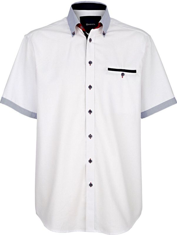 Babista - FLOREVETTO - Overhemd - Wit - Korte Mouwen