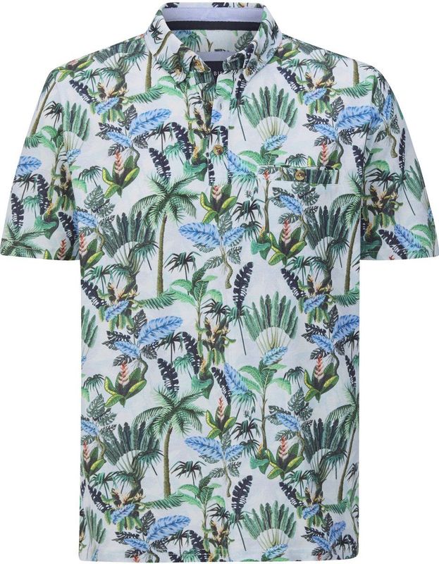 Poloshirt - PARINO - Poloshirt - Groen - Patroon