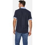 Babista - FLOREVETTO - Overhemd - Donkerblauw - Korte Mouwen