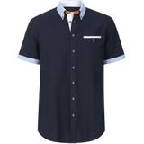 Babista - FLOREVETTO - Overhemd - Donkerblauw - Korte Mouwen