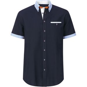 Babista - FLOREVETTO - Overhemd - Donkerblauw - Korte Mouwen