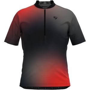 Ziener - NEMIC - Maillot de Cyclisme - Zwart - Rood - Man