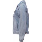 Hailys - LS C DJK Ma44cy - Denim Jas - Blauw - Katoen/Polyester/Elastaan