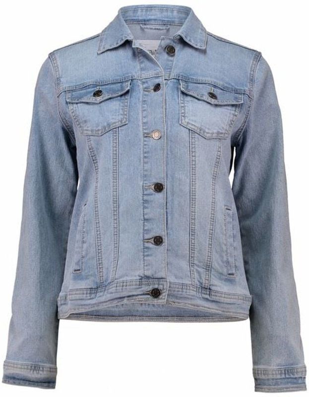 Hailys - LS C DJK Ma44cy - Denim Jas - Blauw - Katoen/Polyester/Elastaan