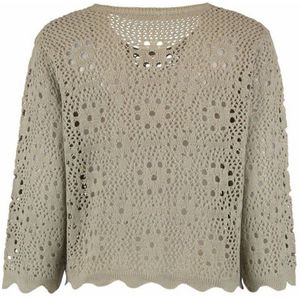 HaILYS - Gebreide Trui - Lkhaki - 100% Polyacryl