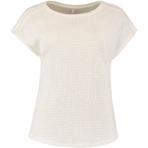 Hailys - Le44a - T-shirt - Gebroken Wit - Dames