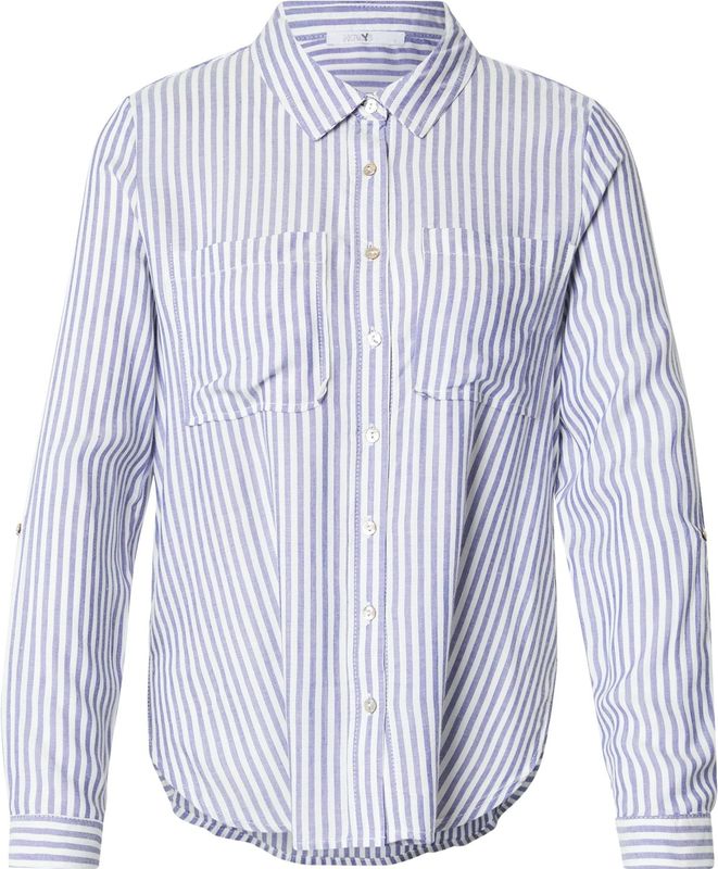 Klassieke Blouse - Gestreept - Viscose - Lange Mouwen - Losse Pasvorm