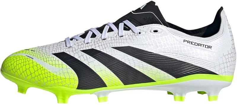adidas - PREDATOR LEAGUE - Voetbalschoenen - Cloud White/Core Black/Lucid Lemon - 46 EU