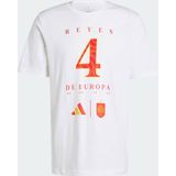 Adidas - Spain Euro Winner 24 T-shirt - Rood - 100% Katoen